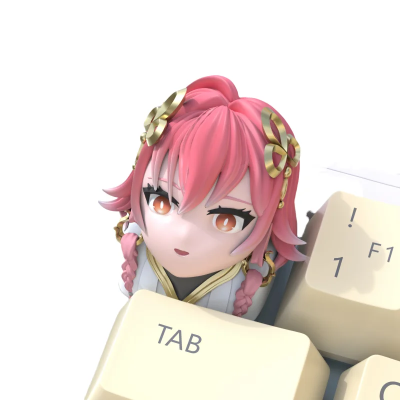 Wuthering Waves Keycaps Kawaii Changli Character Keycaps Game Peripherals Customized Mechanical Keyboard Keycaps Birthday Gift