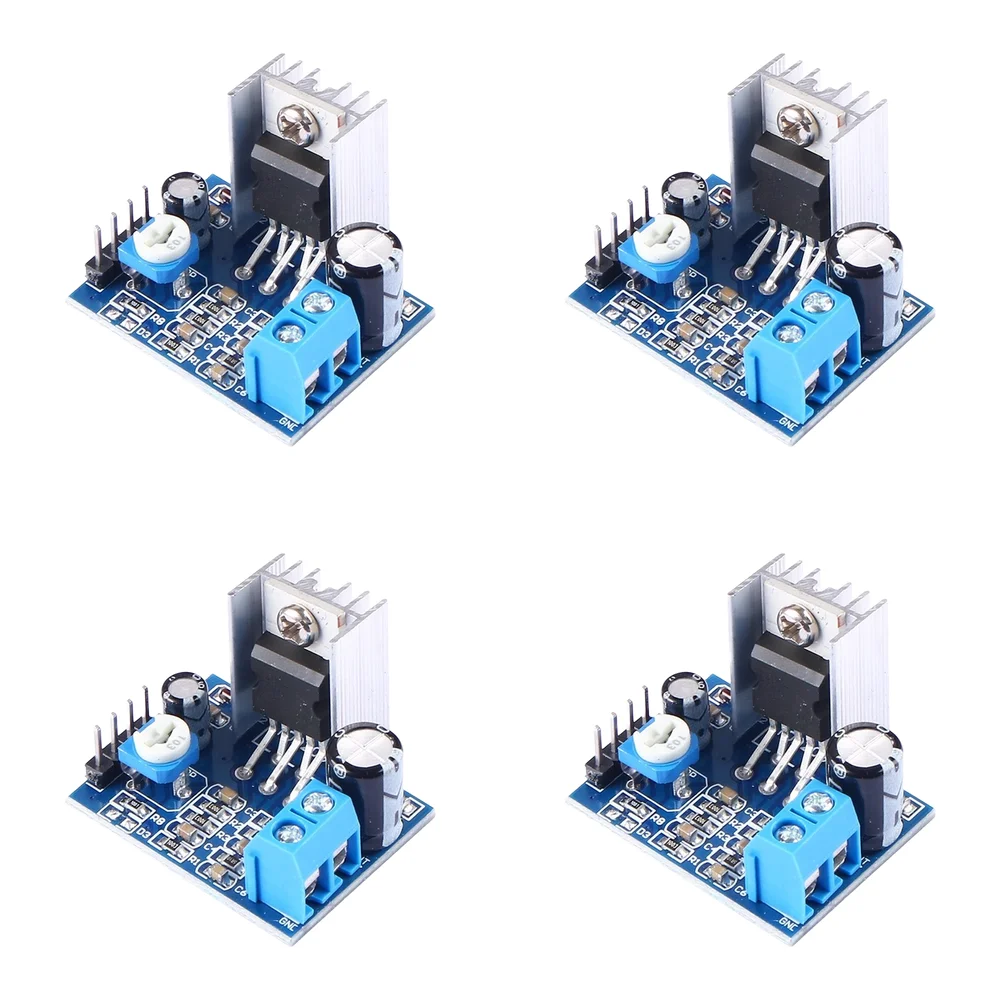 TDA2030A Based 18W Single Channel Audio Module Set of 4 for DIY Builds DC 6-12V Powered with Onboard Heat Sink — купить у AliExpress WW