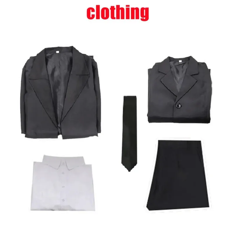 Anime Bungo Stray Dogs Dazai Osamu Cosplay Costume Long Jacket Coat Trench Suits Outfit Uniform Halloween Christmas Cloth EZ3032 view 5