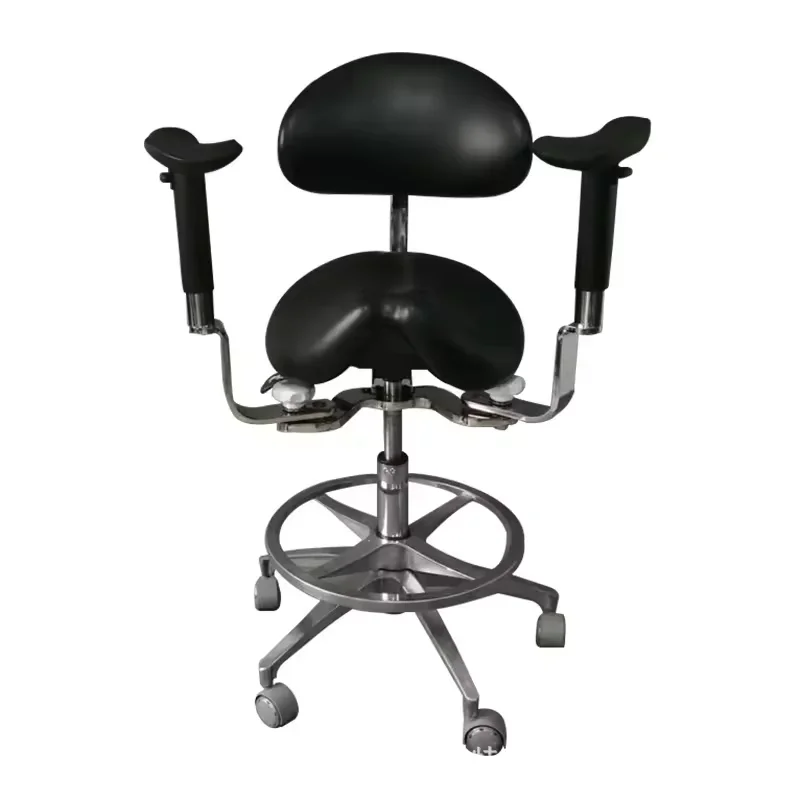 Adjustable Dentals Stool with Armrest Dentist Chair Stool for Dentala Procedure Dentala Assistant Chair