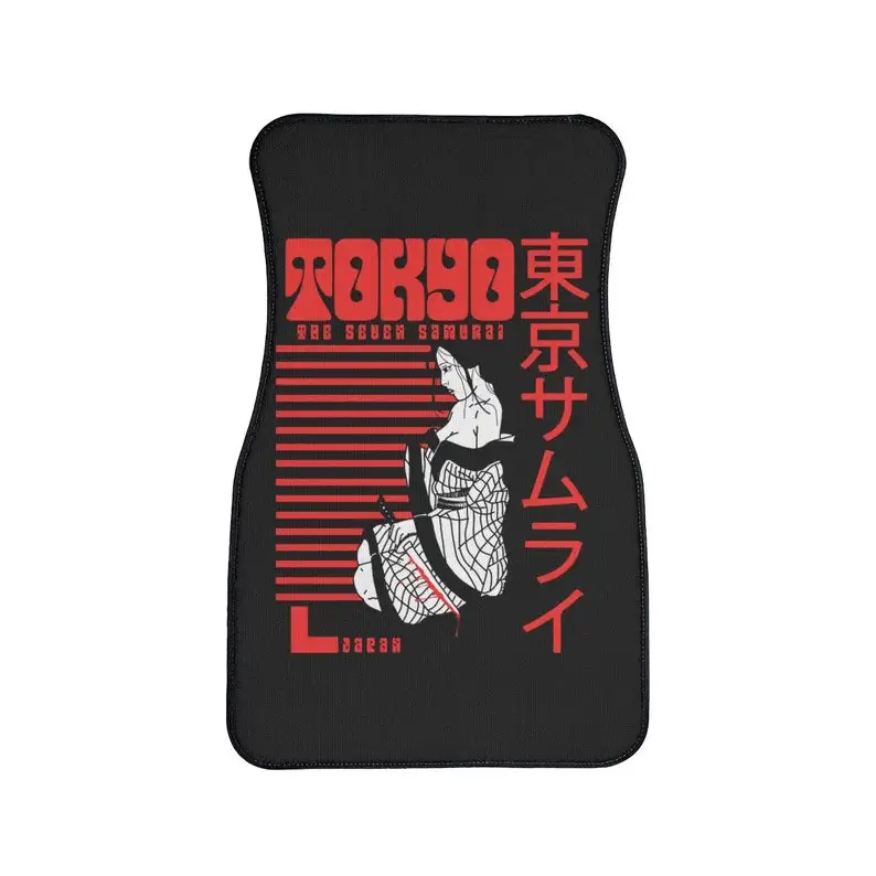 Japanese geisha art, car floor mat, seven samurai art, samurai sword, cute car accessories for teens, japanese letters, kanji, T