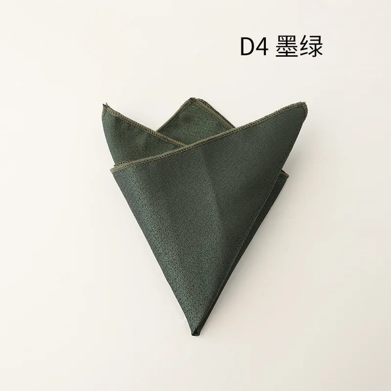 Solid White Pocket Square Handkerchief for Men