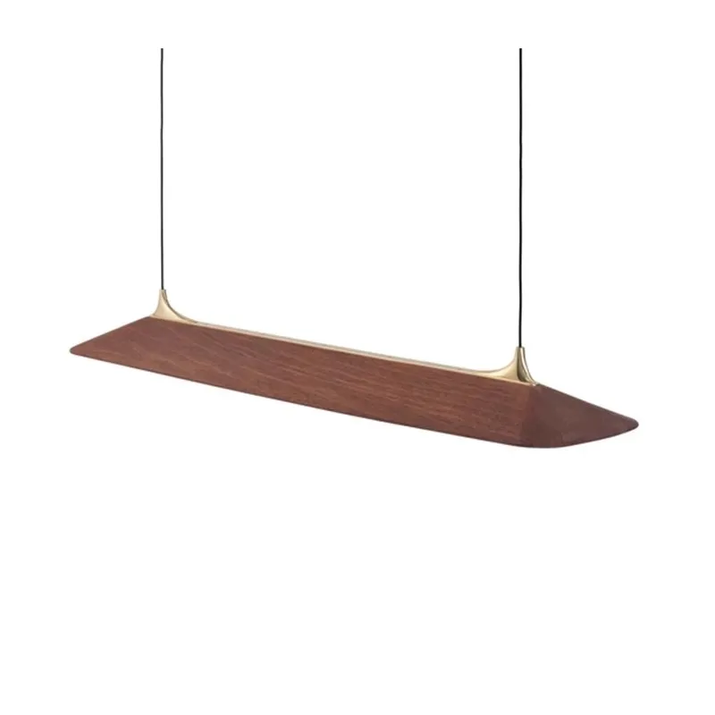 

Log wind restaurant bar chandelier LED office tea room creative strip light