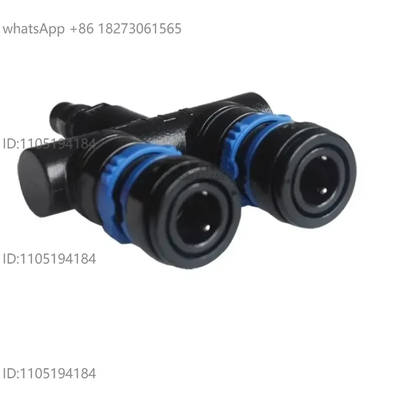 three-way connector quick conversion connector plug-in connector POM material universal for water and gas