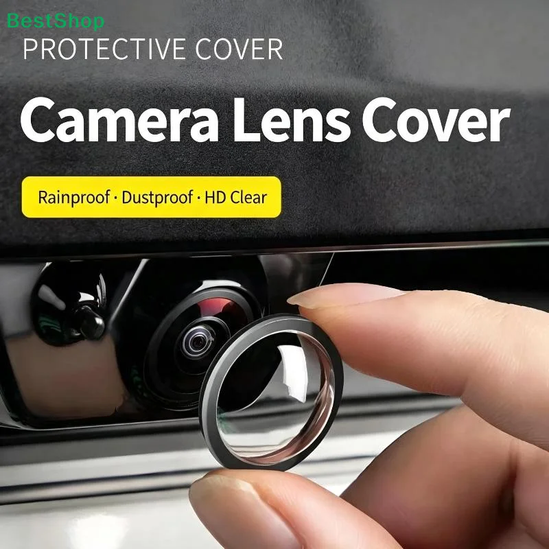 2/4PCS Universal 360 Panoramic Reversing Camera Protect Cover Scratch Resistant Waterproof Dustproof