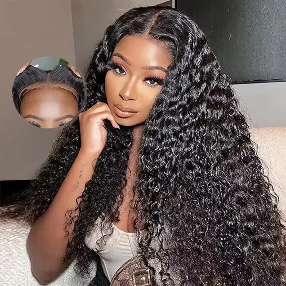 

Tracy Hair Wear Go Curly Glueless Wig Human Hair Pre Cut Pre Plucked Glueless Wig Closure Wig 4x6 Hd Lace Glueless Curly Wig