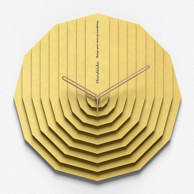 Luxury  Kitchen Wall Clock Modern Living Room Creative Silent Wall Watches 3d Wall Mechanism
