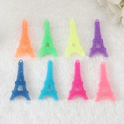 10pcs Mixed  Resin Eiffel Tower  Cabochons Flatback Crafts  for Jewelry Diy Making