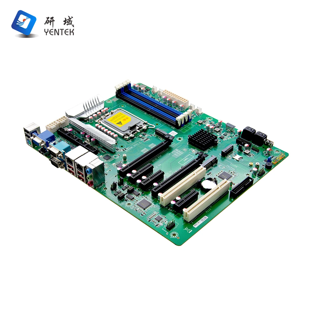 

Factory ATX W680 Chipset I3 I5 I7 I9 LGA1700 4 DDR4 MSATA M.2 VGA 2 HD Display 6 COM 2 RJ45 LAN ATX Industrial Motherboard