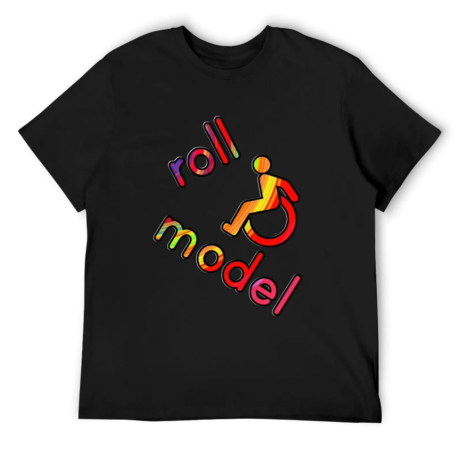 

Roll Model - Disability Tees - in bright colours T-Shirt customizeds gifts for boyfriend custom shirt men clothings