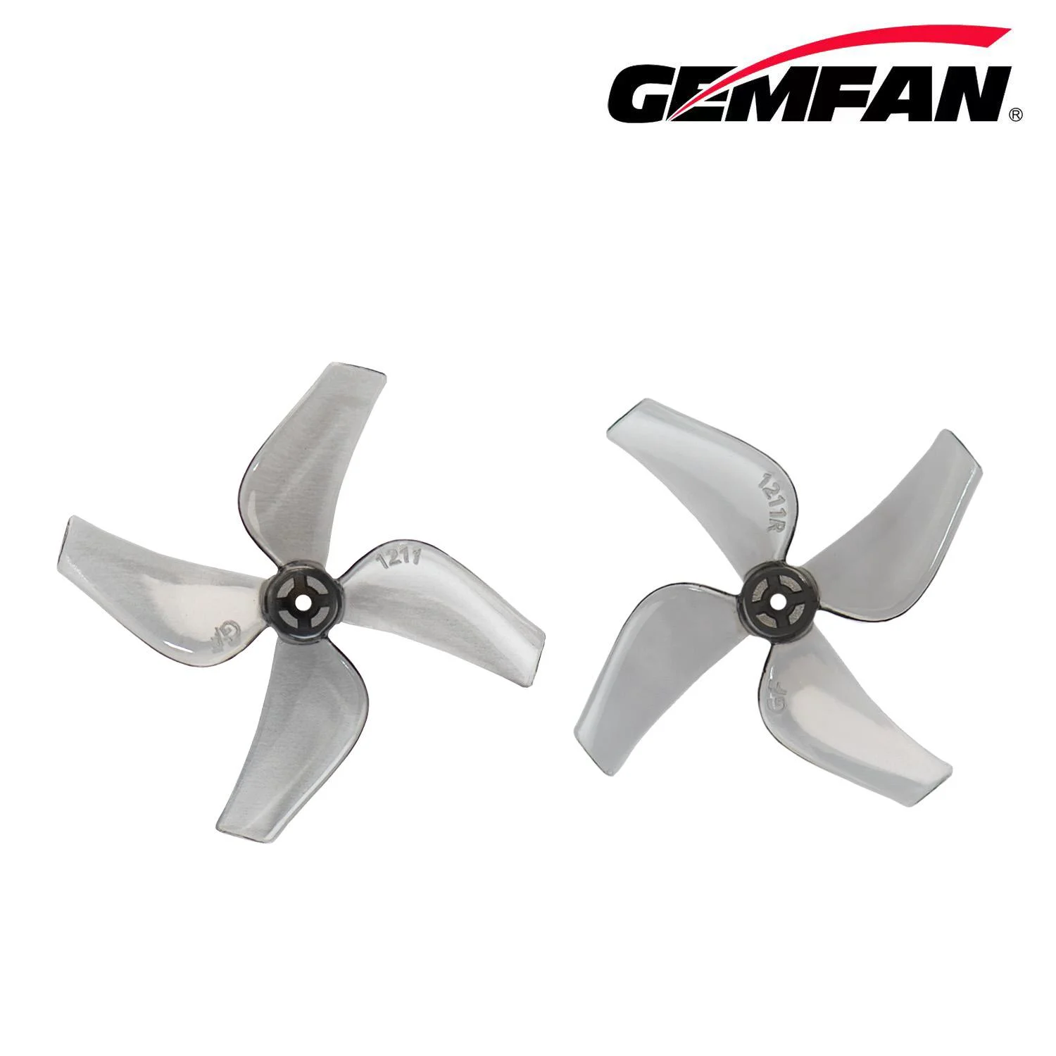 

4 Pairs Gemfan 1211-4 4-Blade PC Propeller - 31mm, 0.8mm/1mm Hole for RC FPV Cinehoop Freestyle