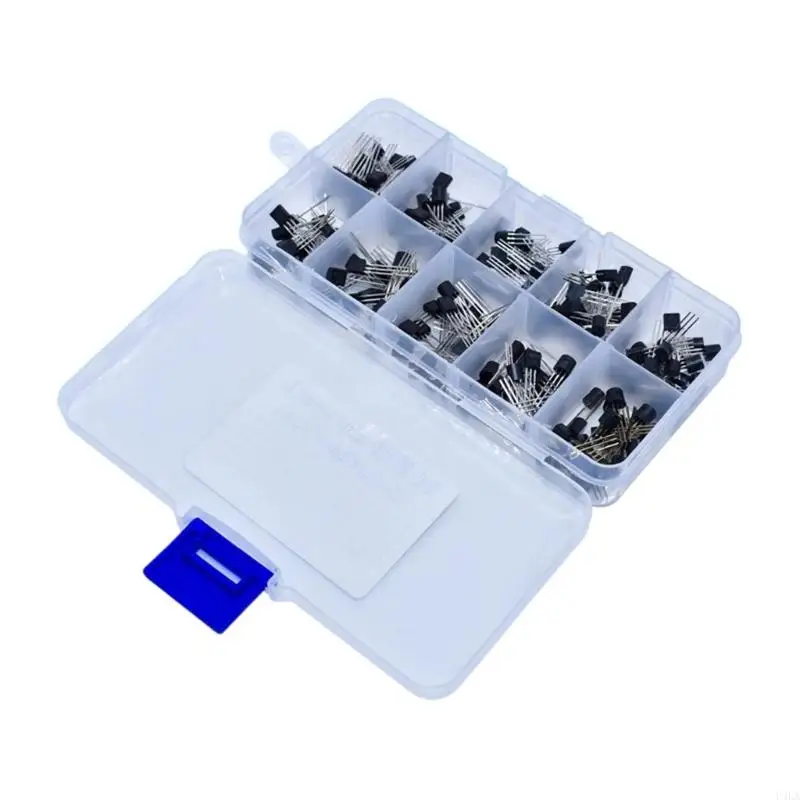 U4LA 200pcs المكون الكهربائي 3pin الترانزستور 10 مجموعات ترانزستور ترانزستور