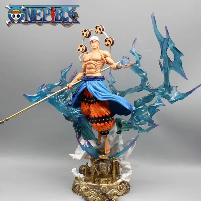 

36cm One Piece Gk Figure Enel Figure Sky Piea Enel Figures Anime Enel Figurine Pvc Statue Model Collection Doll Toy Gift