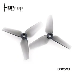 2Pairs 4PCS HQPROP D4X5X3 4050 3-Blade PC Propeller for FPV Freestyle 4inch Cinewhoop Ducted Drones DIY Parts