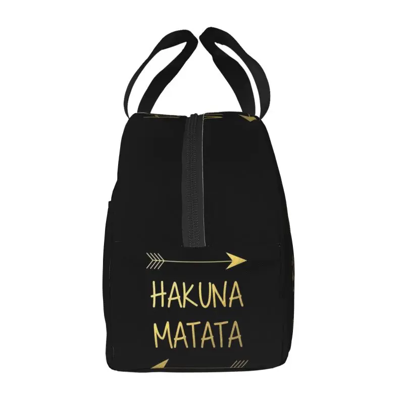 Custom The Lion King Arrows Cartoon Movie Insulated Lunch Bag for Women Portable Cooler Thermal Lunch Tote Kids School Children