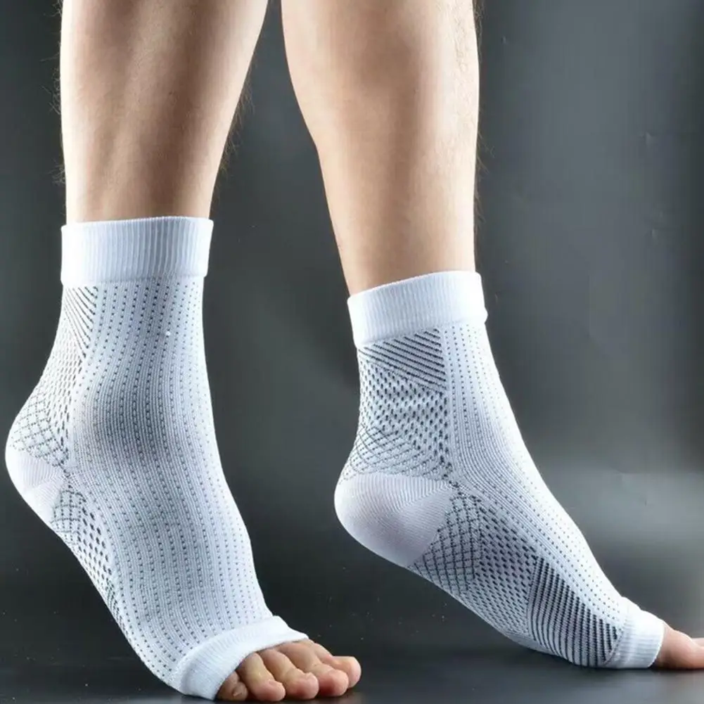 Soft Socks Breathable Compression Socks for Fitness Running Super Soft Toeless Cycling Socks with Sweat Absorption Technology 1