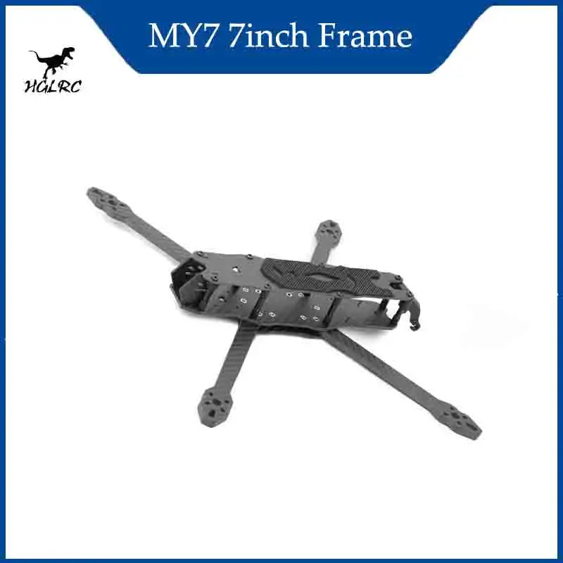 

HGLRC MY7 7inch Frame 335mm Wheelbase with 6mm Arm Thickness for Freestyle Racing Drone RC Tools New