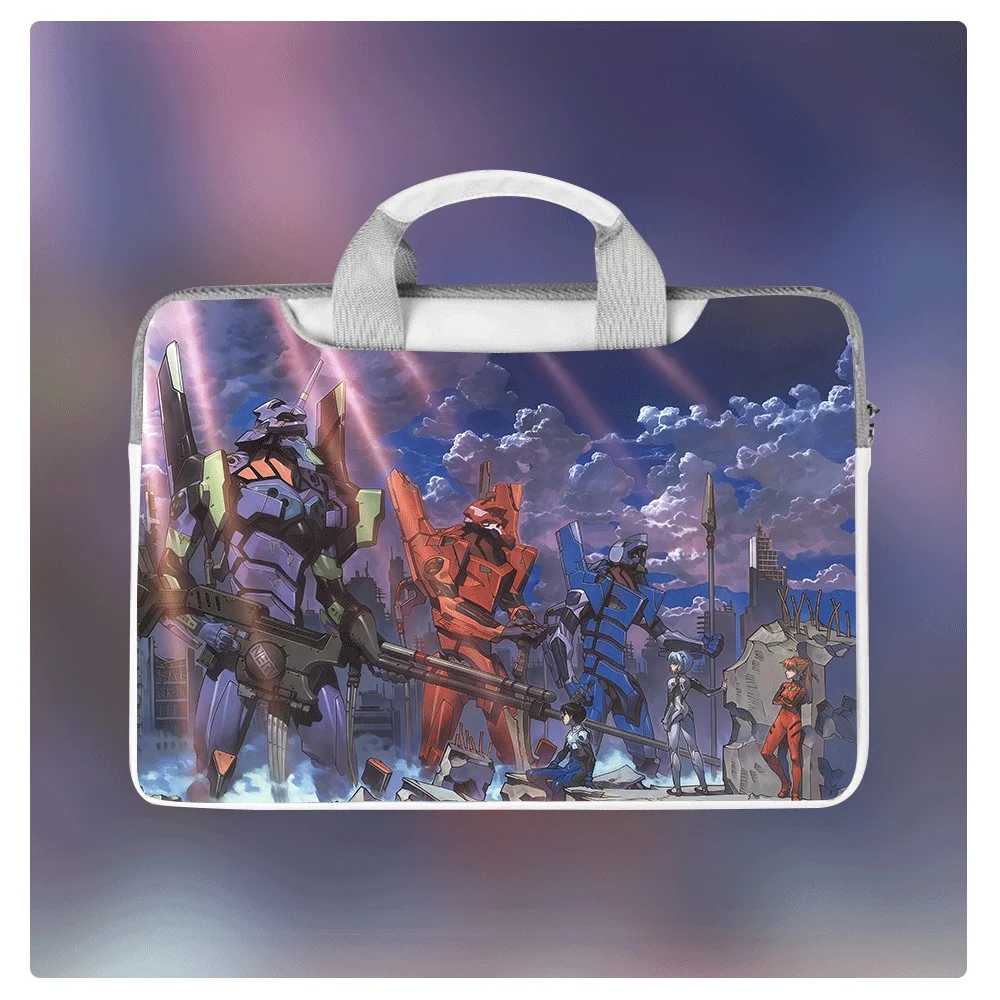 

Сумка-портфель для ноутбука Anime EVA Neon Genesis Evangelion, 13, 14,6, 15 дюймов, большая вместимость, водонепроницаемая и ударопрочная, на плечо/ручная
