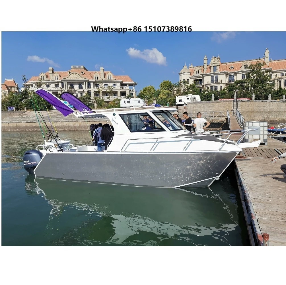 2022 New Design 7.3m X 2.45m Multi Hull Small Catamaran Boat
