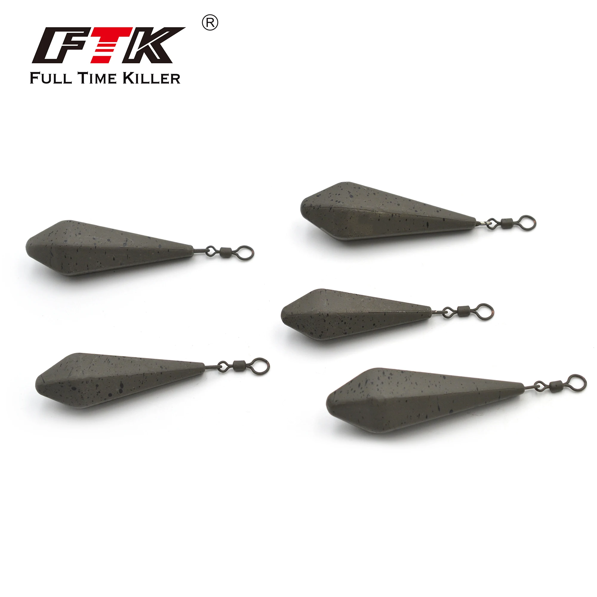 FTK 1-2 Stück Neue Karpfenangel-Gewichte 71g 85g 99g 114g 128g Korrosionsbeständige Sinkende Feeder-Angelzubehörteile