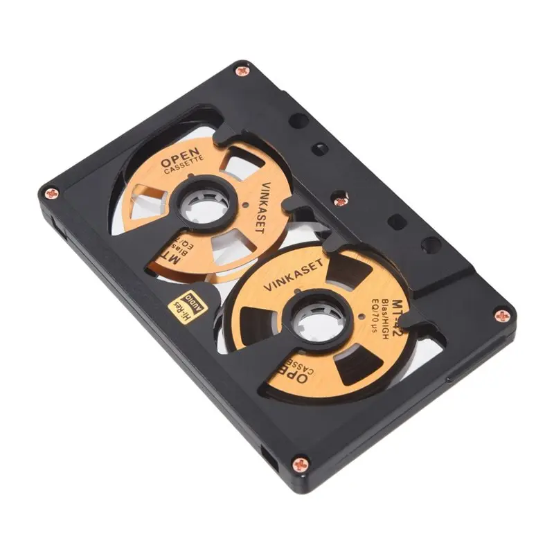 A46M-Blank 50-Minute Audio Cassette Tape Reel To Reel Double-Sided Metal Reel Hollow Case Self-Made
