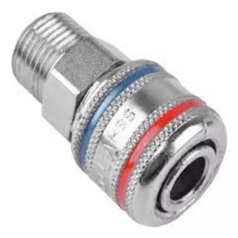 ツールおよびガン用のクイックエアカップリングキット,スレッド1/2, 1/4, 5個