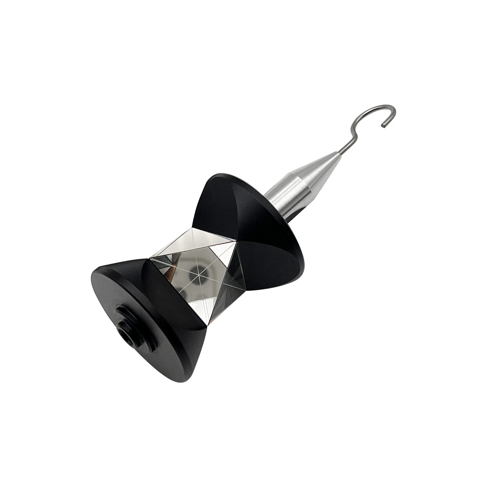 

silver Mini 360 Degree Prism For Leica Total Station GRZ101S Type With Hook