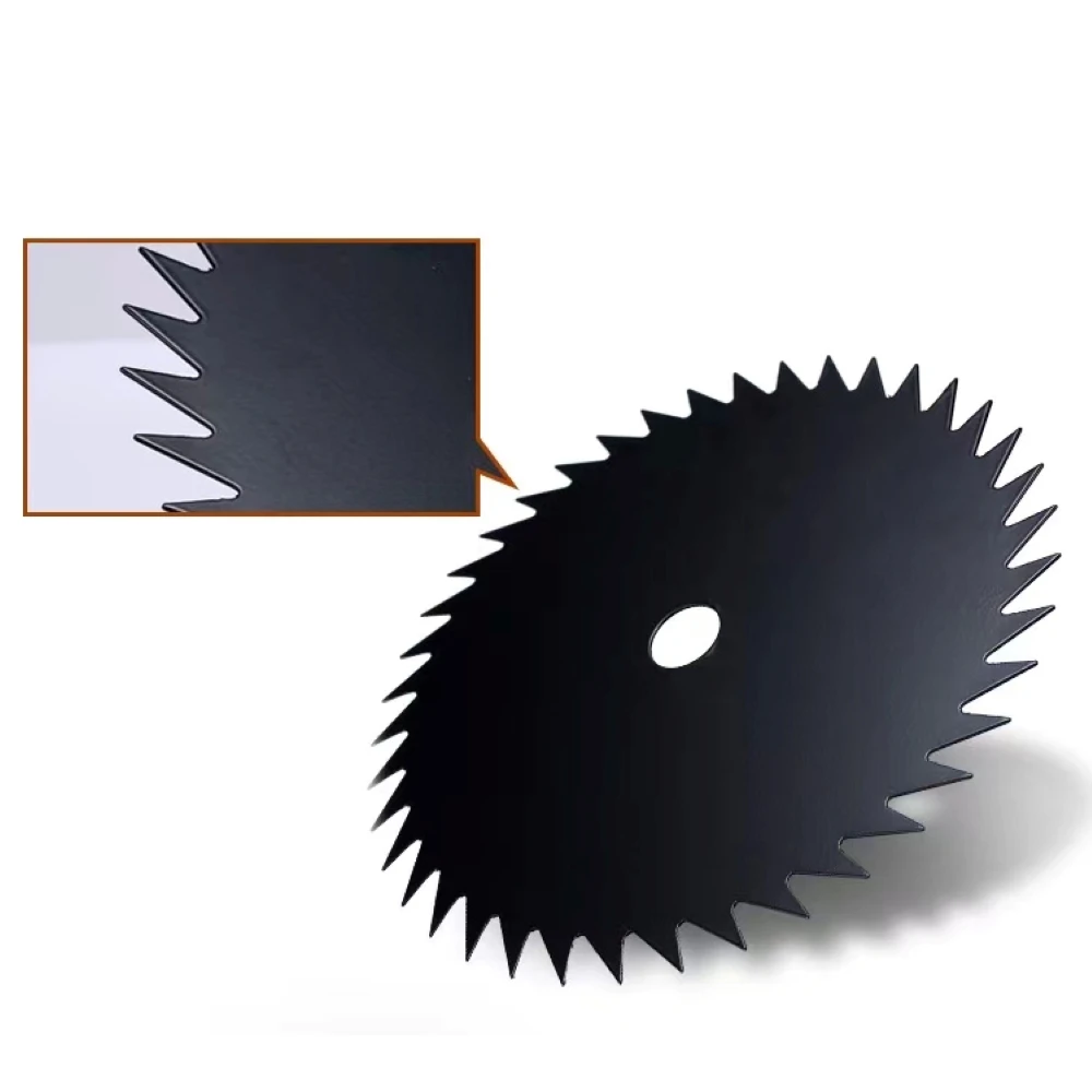 Imagem -06 - Lusqi-round Alloy Grass Trimmer Blade Trimmer Blade para Cortar Grama Gramado 40 Dentes 1pc