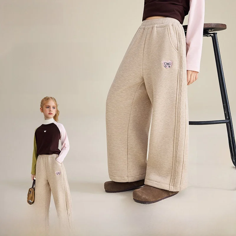 warm-casual-children's-pants-for-girls-winter-new-arrival-ask-junior-long-pants-polyester-viscose-nylon-spandex-elastic-waist