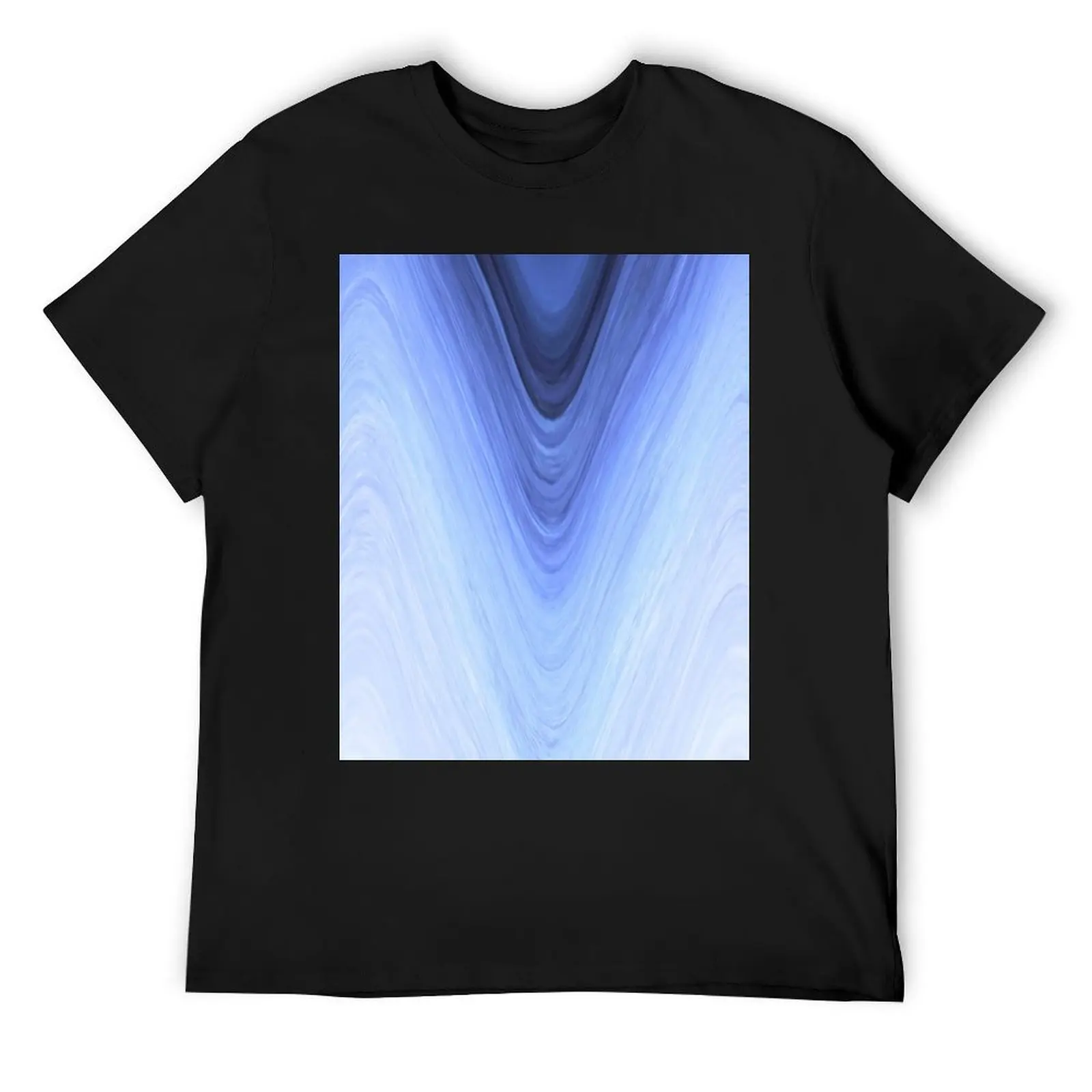 

Ocean blue ombre abstract waves abstract T-Shirt vintage tops croswit shirt man cotton graphic tees shirts men graphic