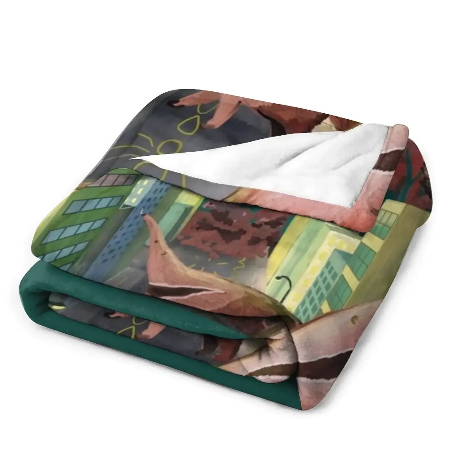 Age of Anteaters Throw Blanket Beautifuls Bed linens christmas gifts Blankets