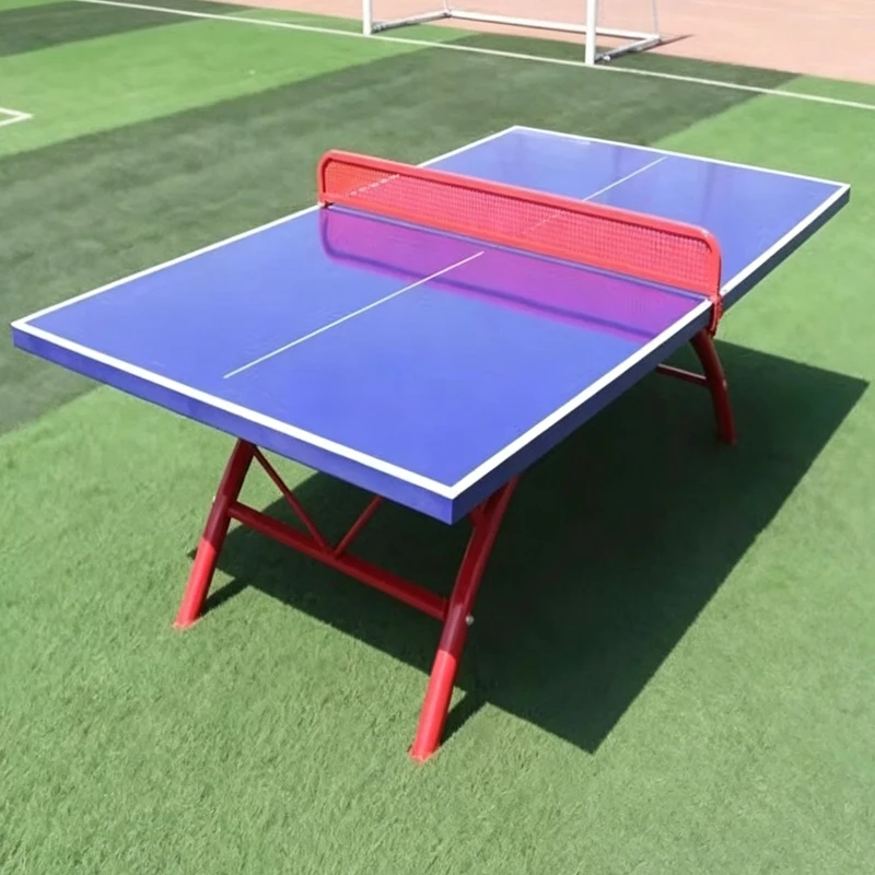 2027 Customized Outdoor Table Tennis Table with Steel Surface Panel Standard Size 90kg Gross Weight Made in China