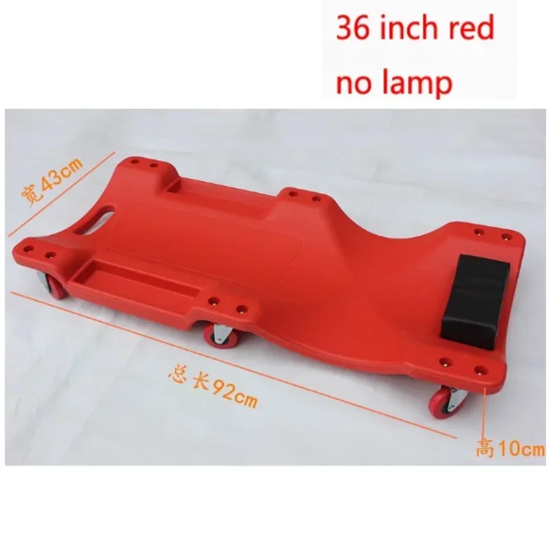 1Pc 36 inch Car Repair Lying Board With LED Light Skateboard Spare Parts Repair Board Car Vehicle Service Maintenance Tool