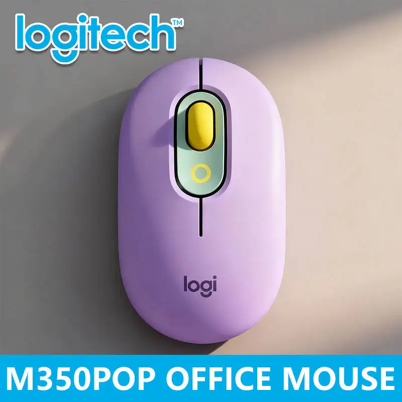 Беспроводная Bluetooth-мышь Logitech M350 серии POP для iPad, планшетов и ноутбуков