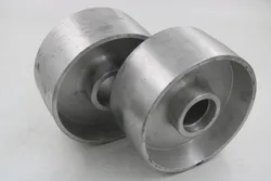 Fully Aluminum Roller Driving Wheel for abrasive belt polishing machine with keyway slot