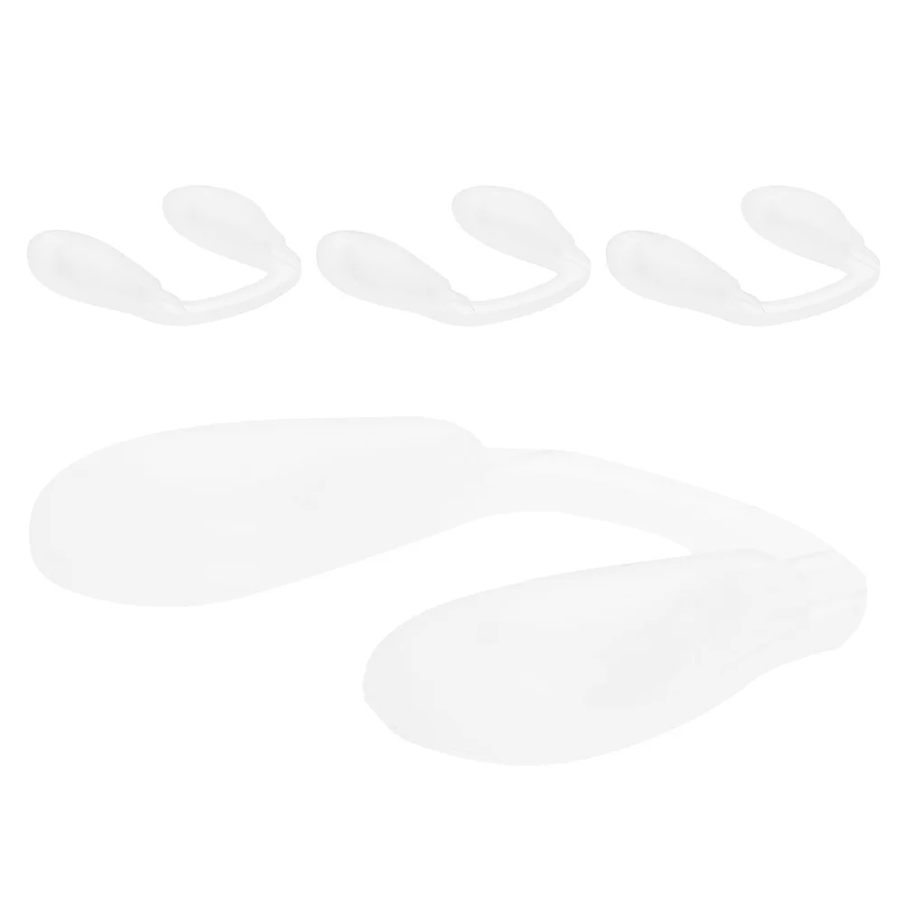 

4Pcs Silicone Nose Pads Universal Clear Replacement Anti-Slip Nose Bridge Pad for Eyeglasses Accessories Eyeglasses Accessories