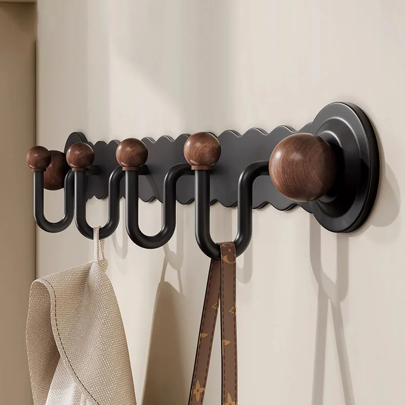 European Coat Racks Hanging Organizers Entrance Clothes Storage Rack Wall Mount Clothes Hats Keys