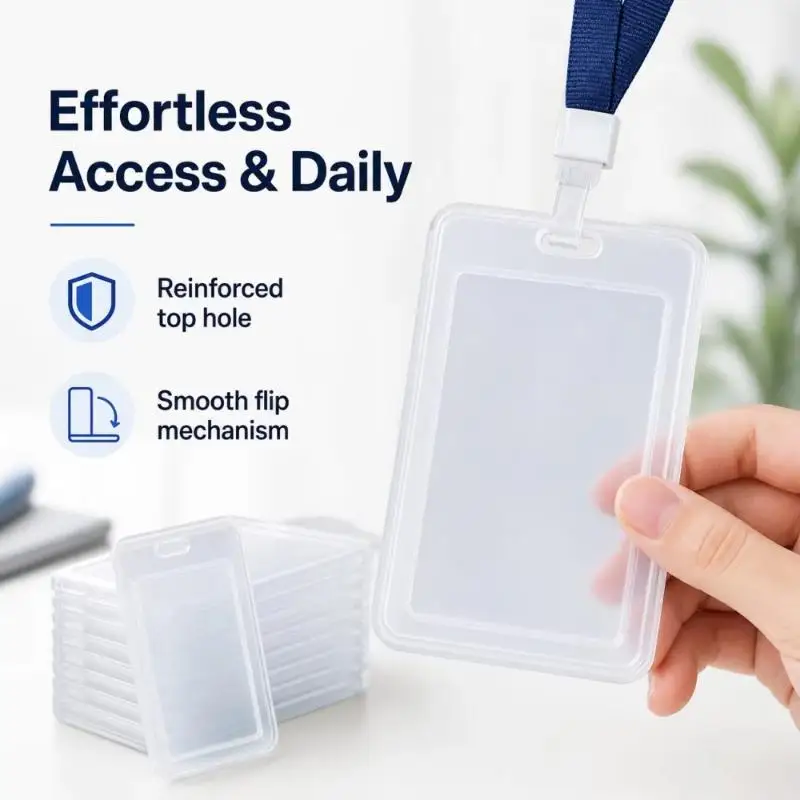 10/20/50Pcs Waterproof Transparent Card Cover Plastic Bus Card Holder Case Bank Business Credit ID Cards Hard Protective Sleeve