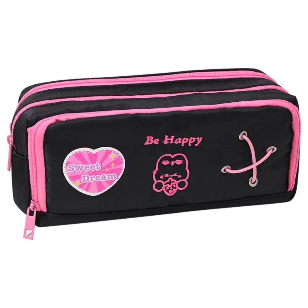 Multi-Purpose Large Capacity Pen Bag Cloth Waterproof Pencil Case Multifunction Pen Box Students Gift