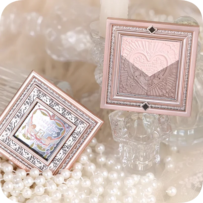 CHEERFLOR Little Angel Contour Shadow & Highlight Palette Face Iluminador Bronzer Makeup Concealers