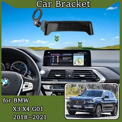 Car Mobile Phone Holder for BMW X3 G01 2018~2021 MagSafe Magnetic Bracket GPS Navigation Screen Gravity Stand Auto Accessories