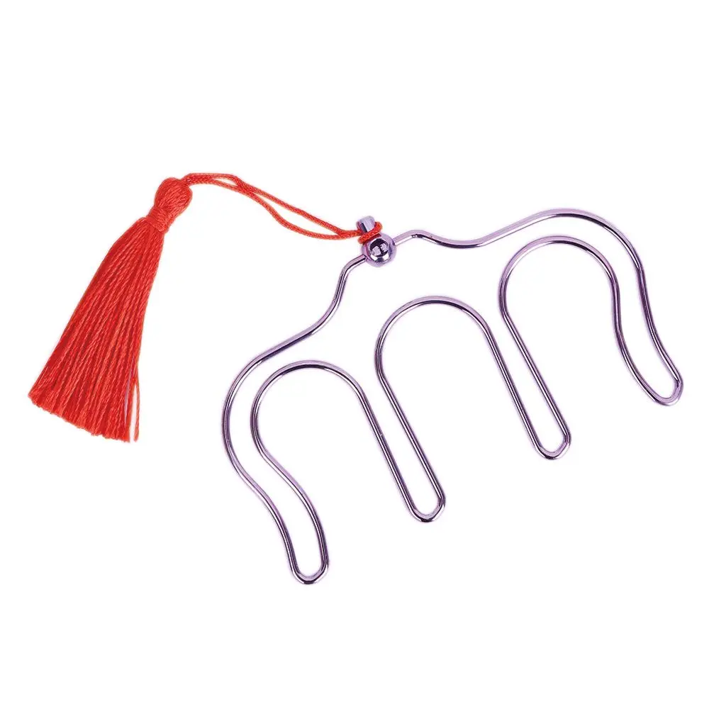 Creative Piano Book 5 Colors Paper Clips with Tassel Music Book Clip Bookmark