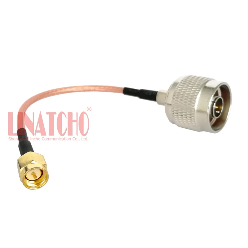 

Разъем N «папа» — «папа» SMA, 10 см, коаксиальный косичка RG316, кабель