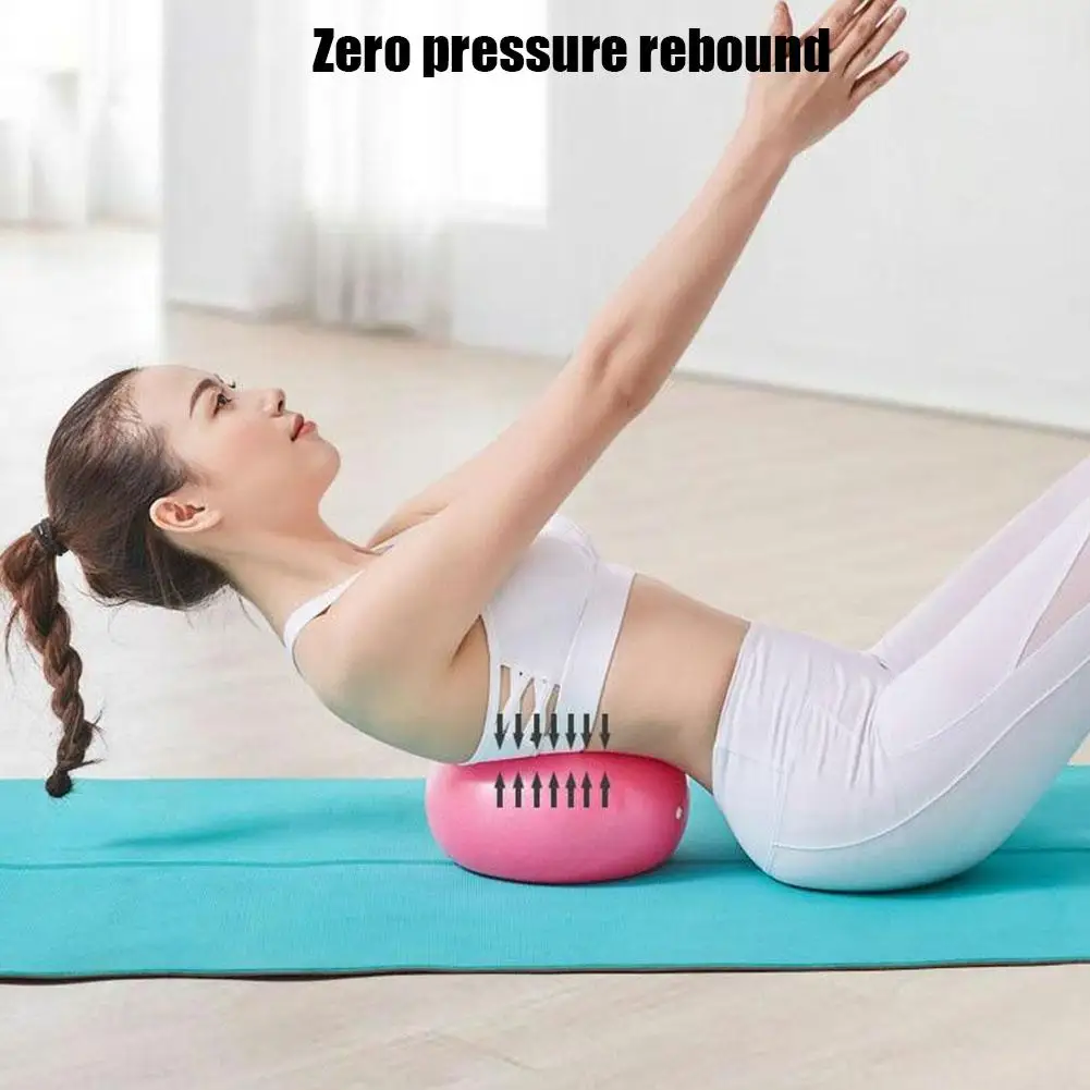 25cm Yoga Ball Pilates Balls Fitness Anti Burst Pregnancy Exercise Indoor Supplies Training Household Balls PVC S6C4