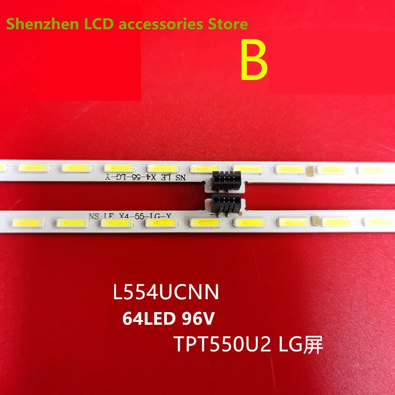 LED الخلفية ل L554UCNN/CMN LBM550M3202-CK/CL-1 67-X455HS-0HA ضوء بار 100% جديد