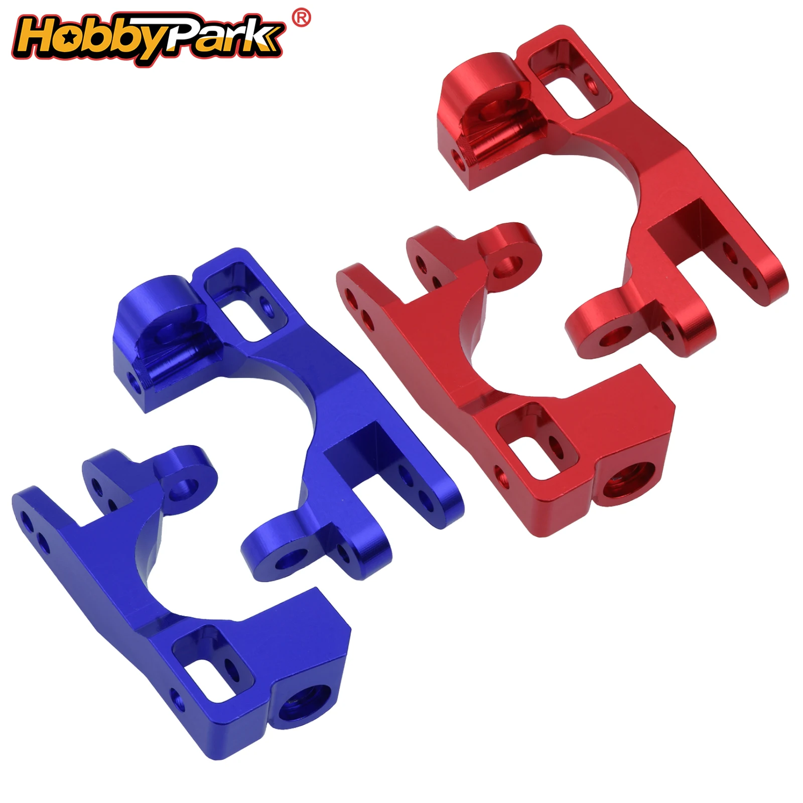 

1/10 Traxxas Slash 4x4 Aluminum Left and Right Front Caster Blocks C-Hubs (Part # 6832X) Upgrade OP Parts Fit Stampede LCG/RALLY