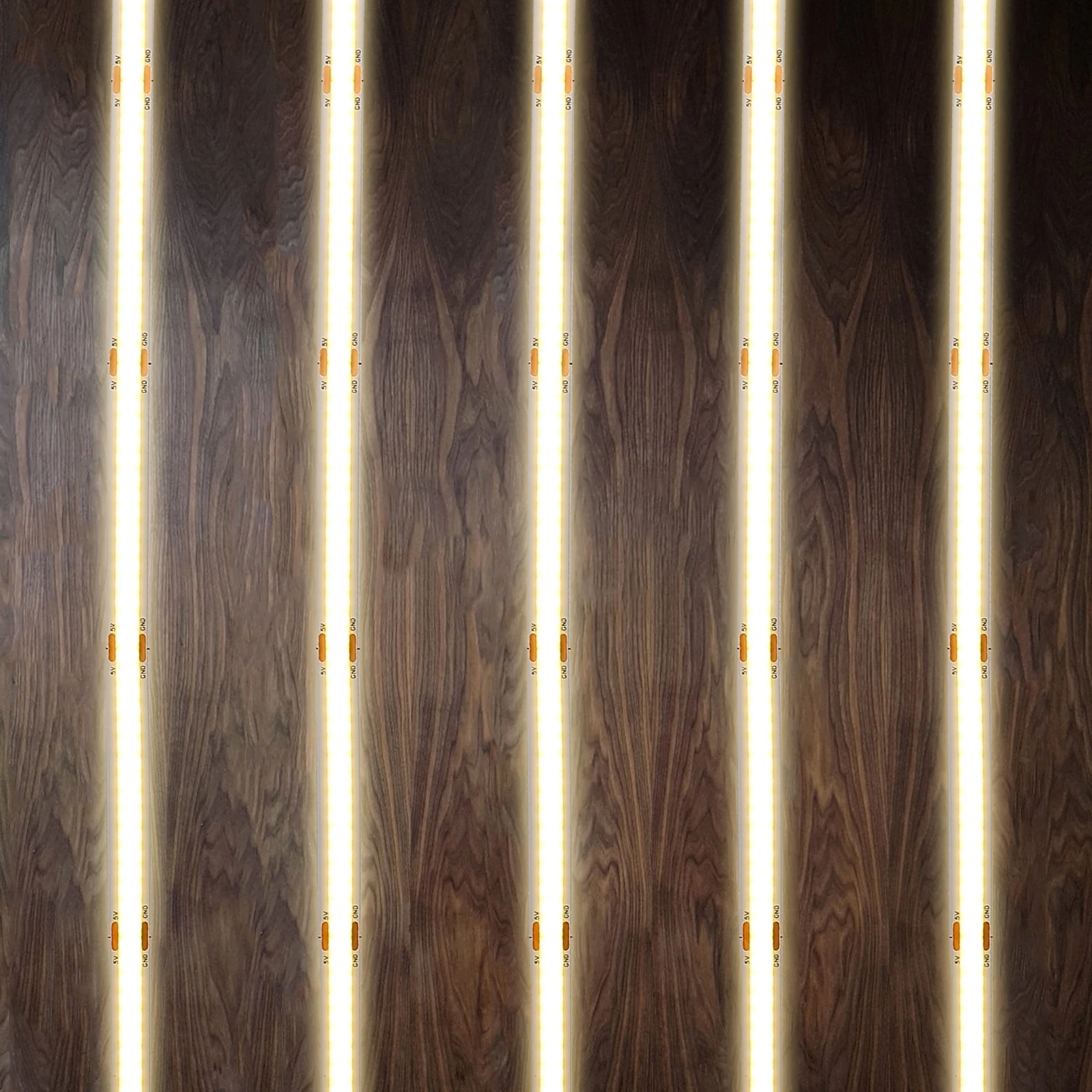 Taśma LED z regulacją jasności dotykową, zasilana przez USB, wodoodporna, elastyczna, do szafy, sypialni, na imprezy i dekoracje świąteczne.