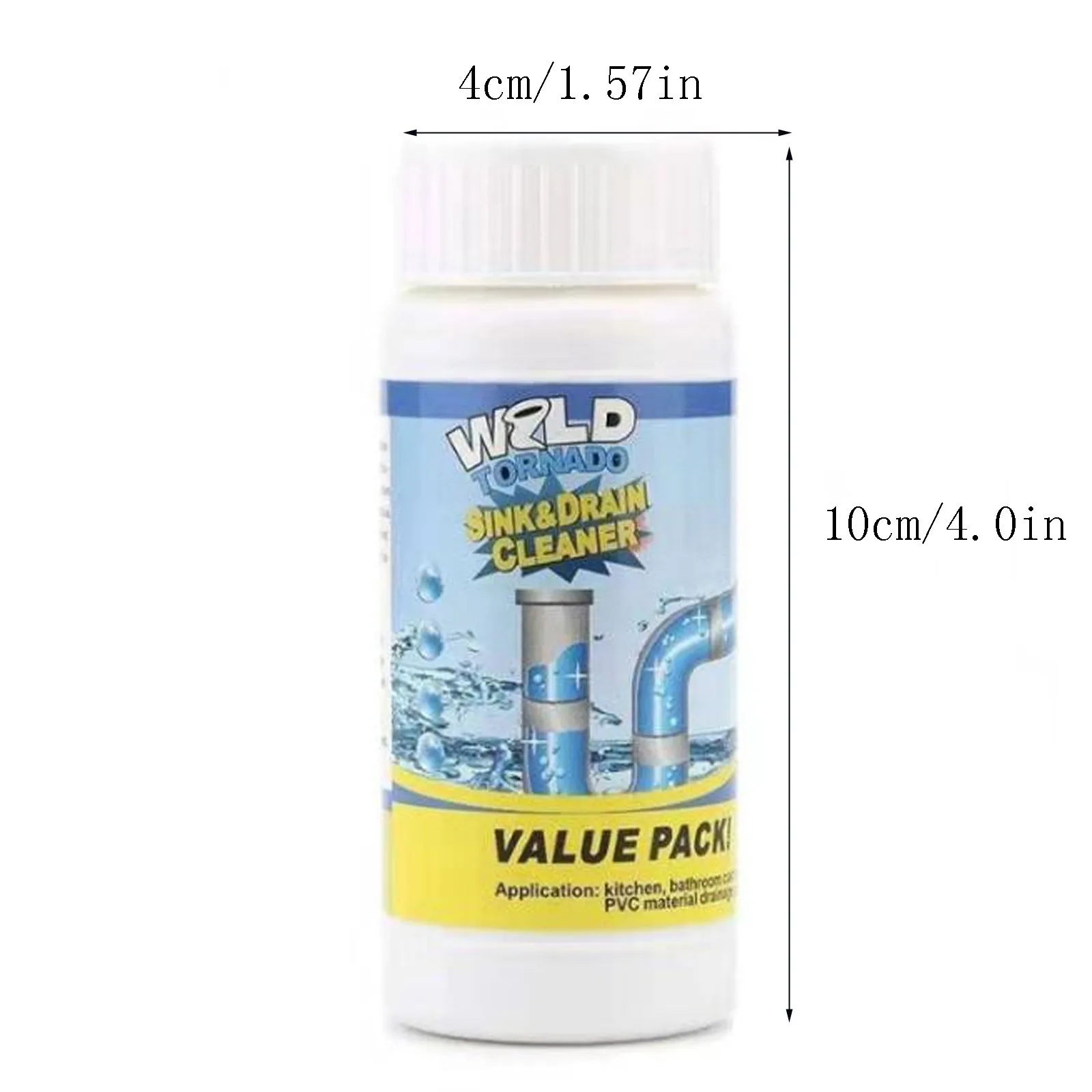 Household Wild Tornado Powerful Sink & Drain Cleaner Quick Foaming High Efficiency Remover Toilet Clogging Cleaning Tool #40