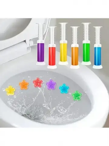 Toilet Cleaner Gel Stick, Solid Aromatherapy Air Freshener, Long Lasting Fragrance Deodorizer for Bathroom Odor Removal