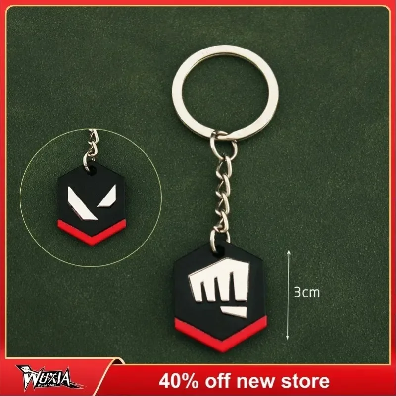 Valorant Figure Fist Badge Keychain Collections Model Game Periphery Pendant Accessories Keychain Model Gifts Toys for Kids